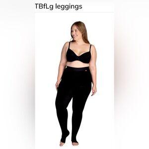 Lipoelastic TBfLg Leggings, black, low XXL (for petite height under 5’5”)